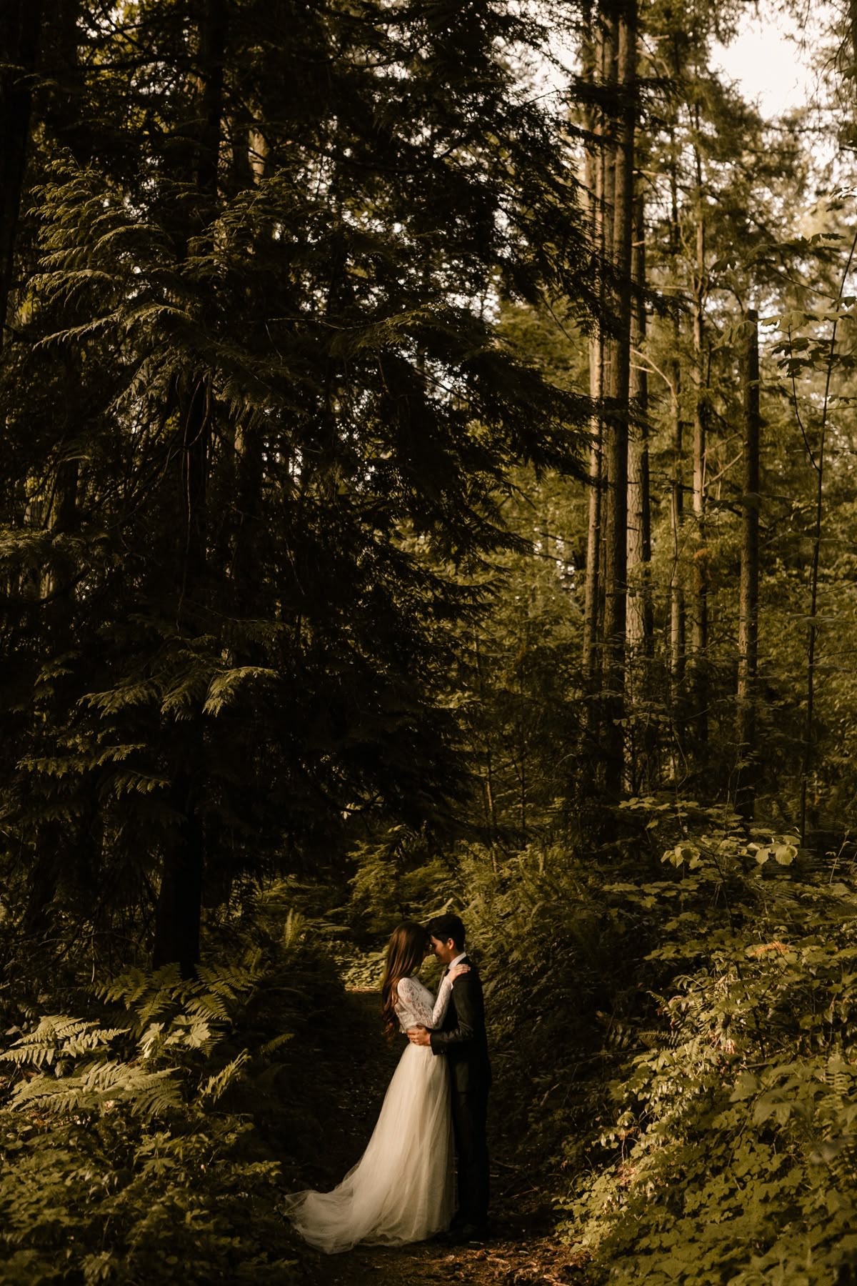 Dark and moody photography style example